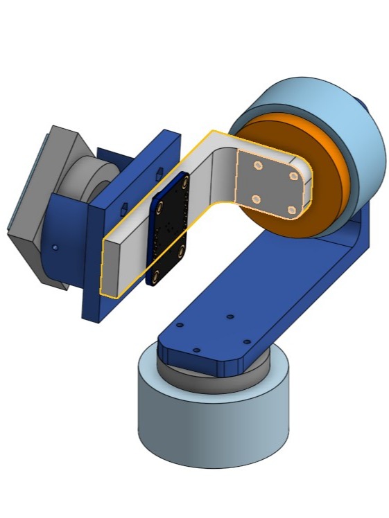 Photo of gimbal CAD